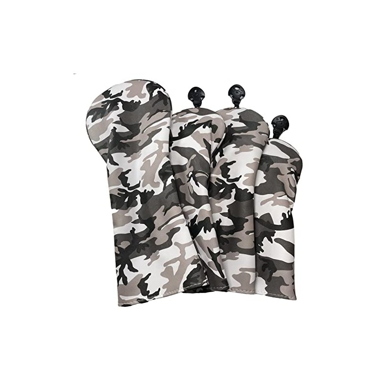 Set of 4 Camo Headcovers for DR (460cc Compatible), FW2,