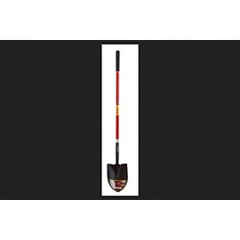 UnionTools Razor-Back Steel 9-1/2 in. W x 59.25 in. L Round Point Shovel Fiberglass