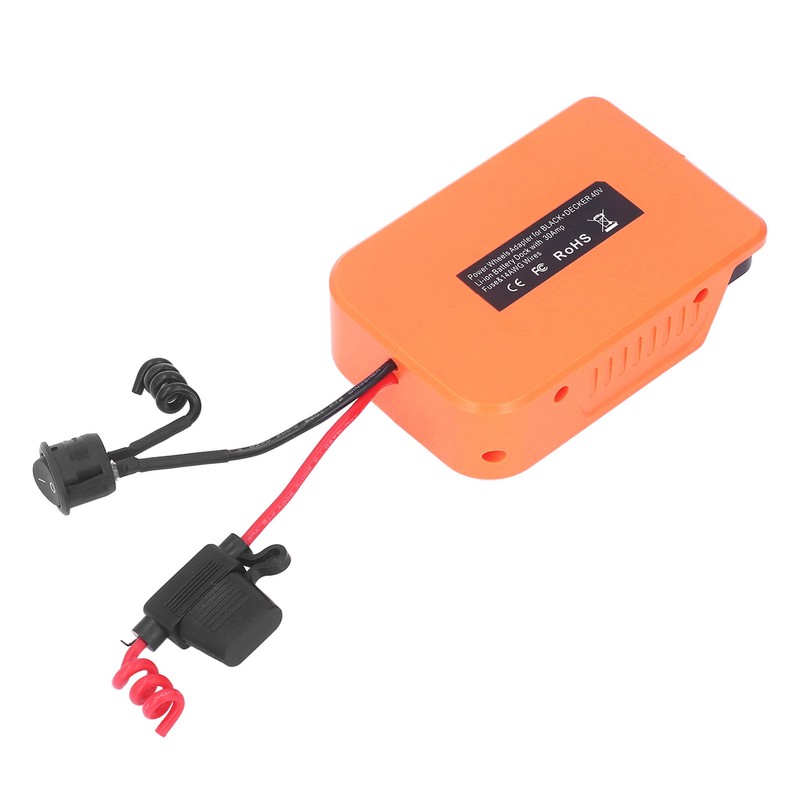 Battery Adapter Dock 40V Power Source Connector with 30A Fuse