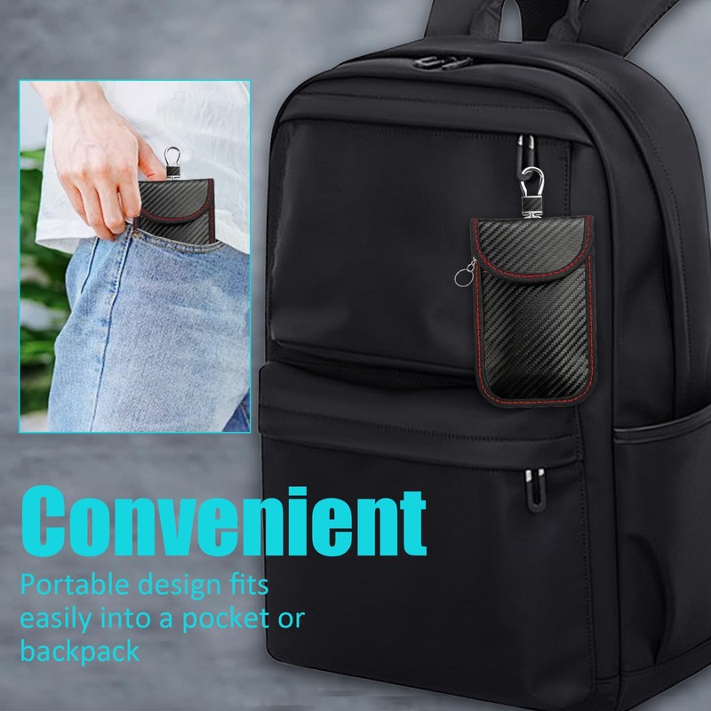 GZYYANG Keyless Go Protection Car Key Case, Signal Blocking, Car