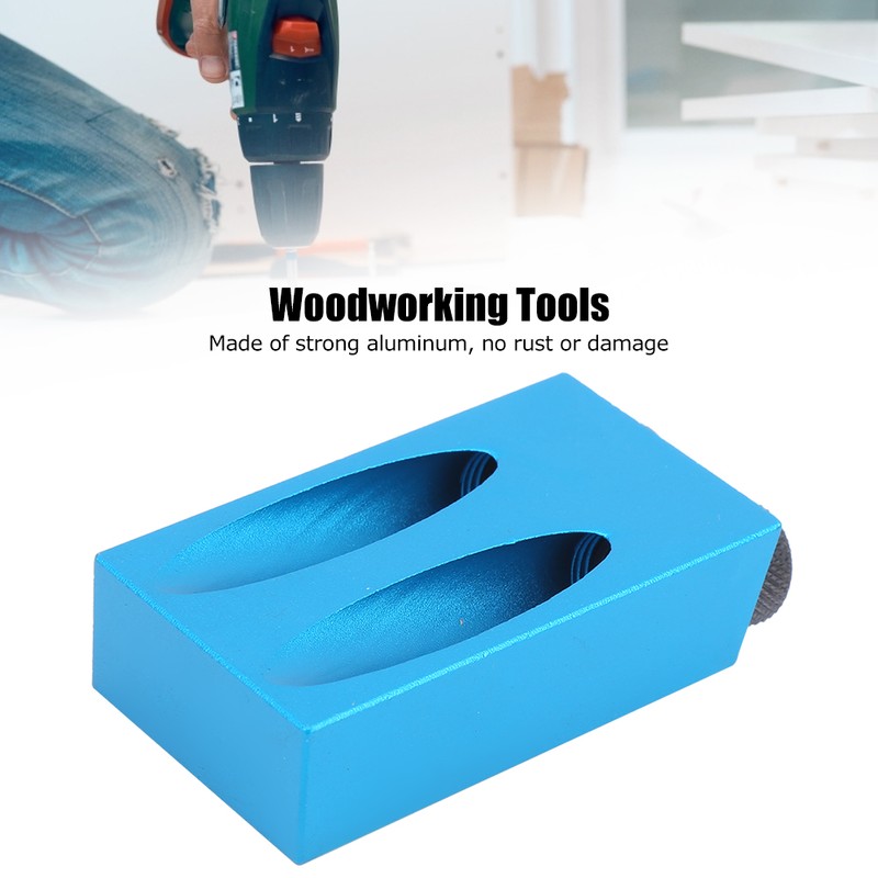 14Pcs Oblique Drill Hole Locator Set 15° Angle Durable Woodworking