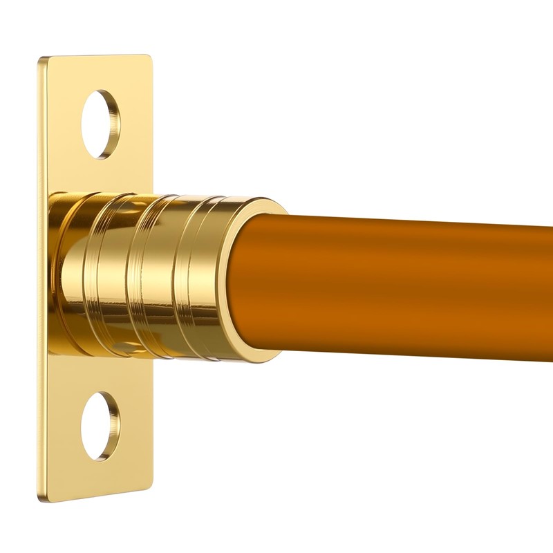 Pelopy 4 Pcs Inside Mount Curtain Rod Bracket 3/8" Bracket