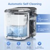 WIE Countertop Ice Maker with Handle, 26lbs/24H Portable Ice Machine,9