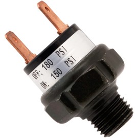 Vixen Horns 150-180 PSI Air Pressure Switch Tank Mount Type 1/4" NPT 12V/24V for Train/Air Horn VXA7180