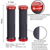 TOPCABIN Bike Grips Double Lock on Locking Bicycle Handlebar Grips