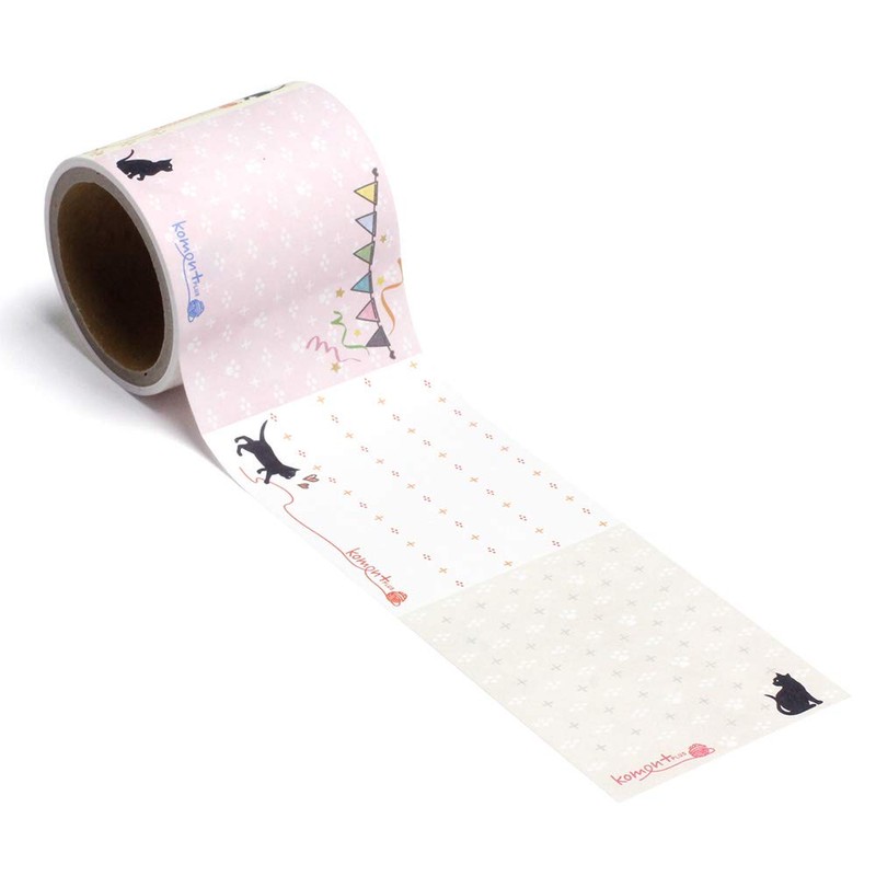 komon+ Roll Sticky Notes Cat Paw +