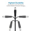 2 Pack DC Power 1 Female to 2 Male 5.5mm