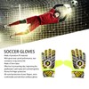 Adults Goalkeeper Gloves PU Latex Professional Anti Slip Breathable Soccer