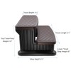 Carefree Stuff® Two-Toned Espresso Hot Tub Spa Side Step, 2-Tier