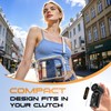 Portable Mini Clip On Fan, Turbo Handheld Fan Rechargeable Portable