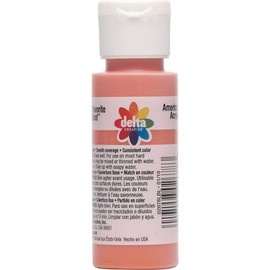 Delta Creative Ceramcoat Acrylic Paint in Assorted Colors (2 oz), 2678, Deep Sea Coral
