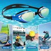 WAVE Myopic Swimming Goggles, No Leakage, Anti-Fog, UV Protection, Nearsighted