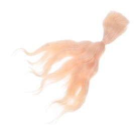 Baluue Golden Curly Doll Wig Synthetic Hair Extensions for DIY Craft and Cosplay for Lolita Dolls Easy to Maintain and Style