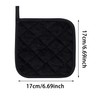 ONLYKXY 2pcs Cotton Heat Resistant Pads Basic Square Pot Holder