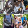 FDJASGY Pet Sling Carrier for Small Dogs Cats,Breathable Mesh Travelling