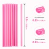 Prurex 50 Pack Pink Heart Shaped Straws (10mm Love-Themed) –