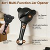 Jar Opener for Seniors, 4-in-1 Adjustable Lid Opener with Non-Slip