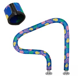 Pool Handrail Cover,Zipper Slip Resistant Swimming Pool Hand Railing Grip Sleeve Blue (8ft)