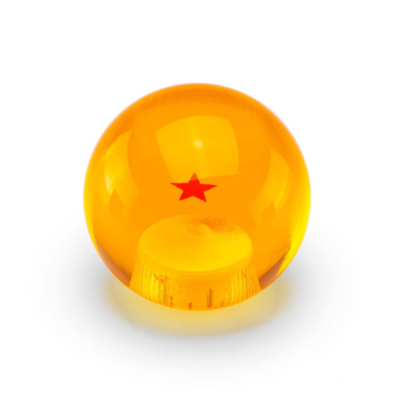 EZAUTO WRAP Orange 1 Star Universal Dragon Shifter Knob Ball