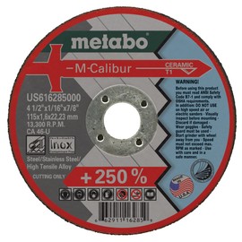 Metabo US616285000 M-Calibur Cutting Wheel, 4 1/2" x 1/16" x 7/8"