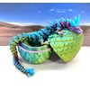3D Printed Dragon, Glow in The Dark Crystal Dragon with