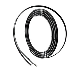 BNTECHGO 24 Gauge Silicone Ribbon Cable Flexible 2P Black 5 ft Flat Cable 24 AWG Stranded Tinned Copper Wire