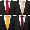 Men's Tie, Classic Plain Men's Tie, Slim Tie with Multiple