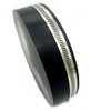 QC-106 6-in. Qwik Cap Flexible PVC Pipe Cap Black Stainless