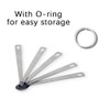 BERYLER 1Pack Mini Measuring Spoons Set, Heavy Duty Stainless Steel