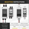 YQBYJING Solar Panel Disconnect Switch 32 Amp 4 Holes DC