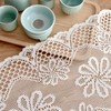 XUNQUCOM Lace Table Runner White，33X114CM