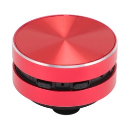 Yunseity Bluetooth Speaker, Bone Conduction Speaker, Stereo Bass Bluetooth Shower Speaker, Waterproof, Support FM Radio, for Travel, Camping, Shower (Red)