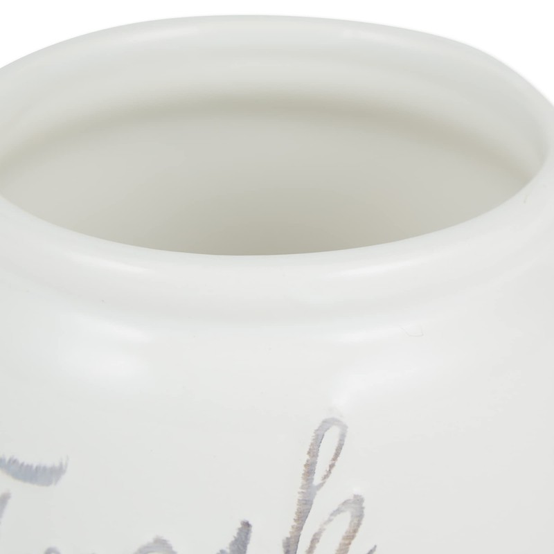 DII Kitchen Accessories Collection Ceramics, Jar Canister Set, Blue, 3