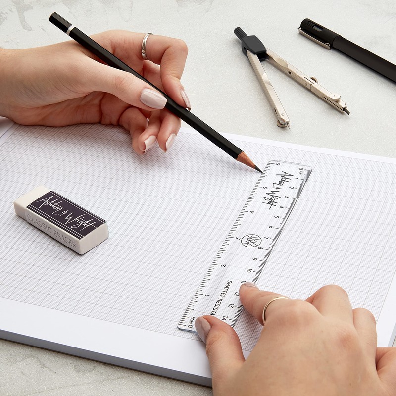 Ashton and Wright - 6 Inch / 15cm Rulers -