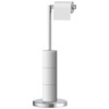 Toilet Paper Holder Stand, Freestanding Tissue Roll Holder for Bathroom,