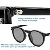3 Piezas Gafas Luz Azul UV400 Cuadradas Retro Incluye Negro