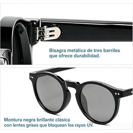 3 Piezas Gafas Luz Azul UV400 Cuadradas Retro Incluye Negro Verde Marrón