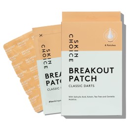 SKIN CHOICE Micro Needle Pimple Patches with Salicylic Acid, CICA, Tea Tree Oil For Early Stage Acne Spot Treatment - Microdart Dots Hydrocolloid Patch for Spots, Vegan, Cruelty-Free Skincare (8 Pack)