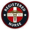 BSN NP Registered Nurse RN Caduceus Emblem Seal Vinyl Decal