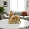Treemaison Coronating Homes Vastu Brass Nandi Cow Statue Vastu Remedy
