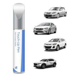 PARTS4EV 25D/26G Snowflake White Pearl Tricoat Touch Up Paint Compatible with Mazda Exact Match Chips and Nicks Touch Up