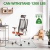BesWin Office Chair Mat for Carpet, Heavy Duty Hard Glass