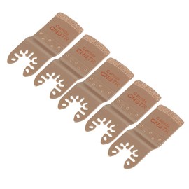 CNBTR Oscillating Quick Release Saw Blades E type Carbide Grit 32mm WidthSet of 5