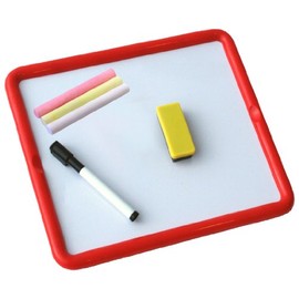 Miniland Miniland97929 Blackboard 2 Metallic Sides, Multi-Color