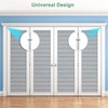 M METERXITY 2-Pack Folding Door Top Pivot C, Folding Door