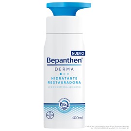 Bepanthen Derma Crema Corporal, Crema Hidratante Restauradora de Uso Diário para Piel Seca y Sensible, 400ml