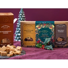 Cartwright & Butler | Merry Christmas Trio of Fudge Selection