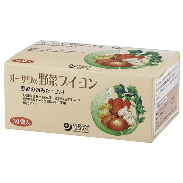 [Organic House Choice] Osawa's Vegetable Bouillon 150g (5g x 30 packets)