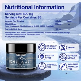 Roraem Mumijo shilajit original himalaya Bio:30g shilajit origina mit Fulvosäure und 85+ Spurenmineralien