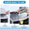 Ice Maker Countertop, Portable Ice Machine Self-Cleaning, Portable Ice Cube